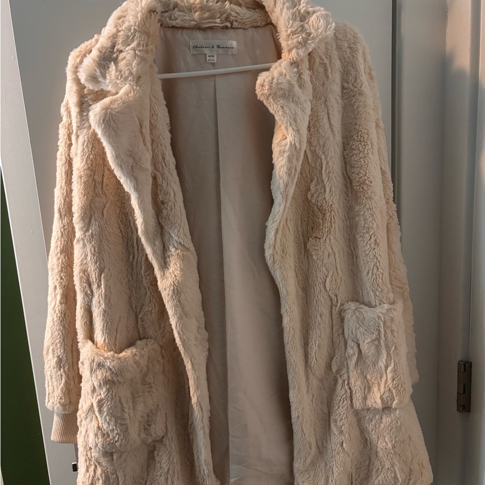Chelsea & Theodore Cream Teddy Jacket